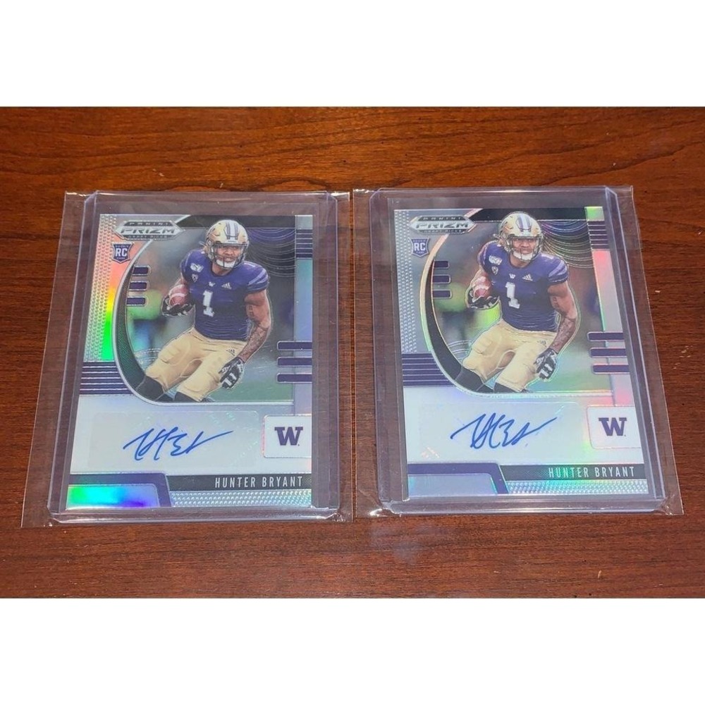 (2) Hunter Bryant Auto 2020 Draft Picks